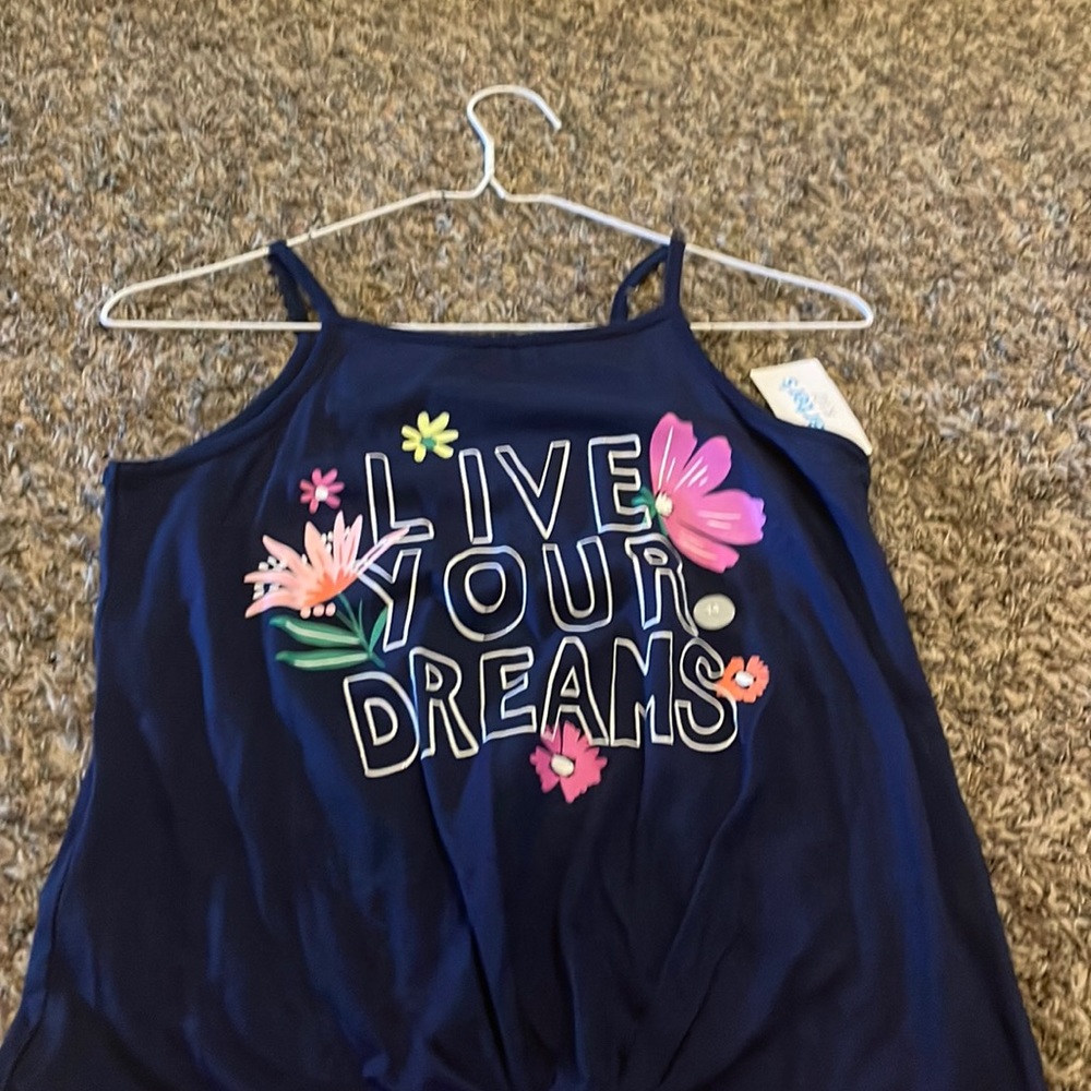 Live your dream tank top
